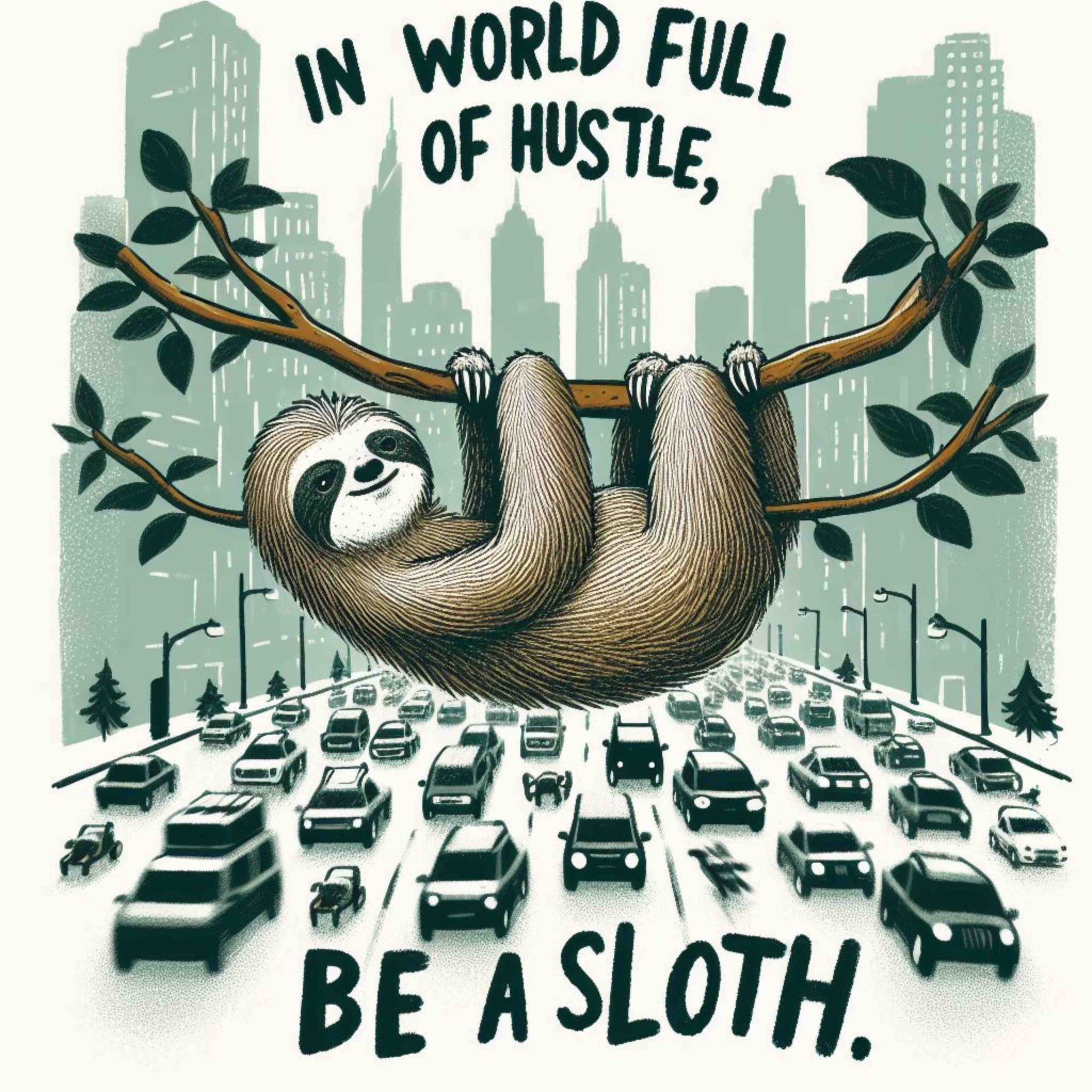 In World Full Of Hustle, Be A Sloth